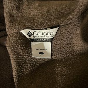 Columbia jacket/hoodie. 100% cotton